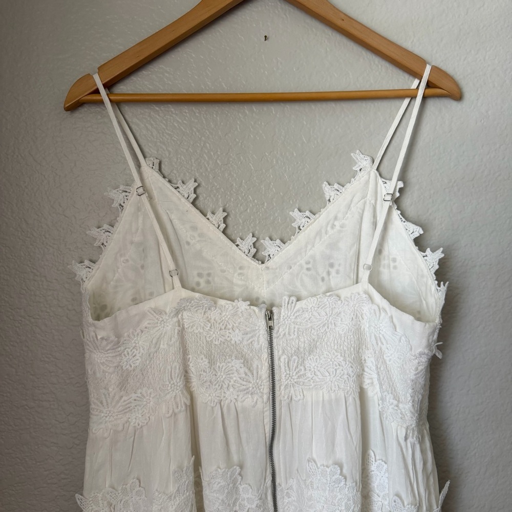 POL White Eyelet Midi Dress - Picture 6 of 10